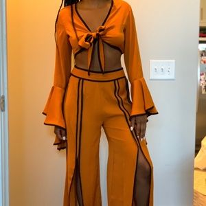 Nasty Gal 2-Piece Matching Orange